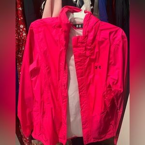 Under Armour Hot Pink Wind Breaker Jacket